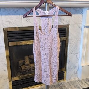 Wilfred Aritzia Blush Rose Racerback Tank Sz Sm